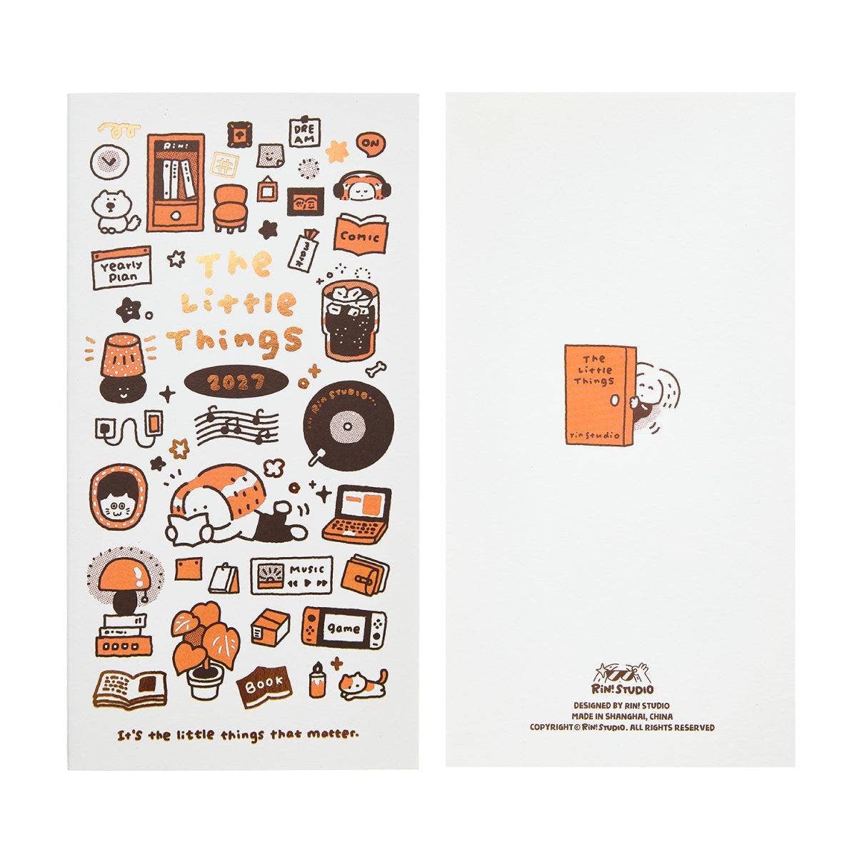 RiN! Studio 2027 TN Monthly Planner - The Little Things