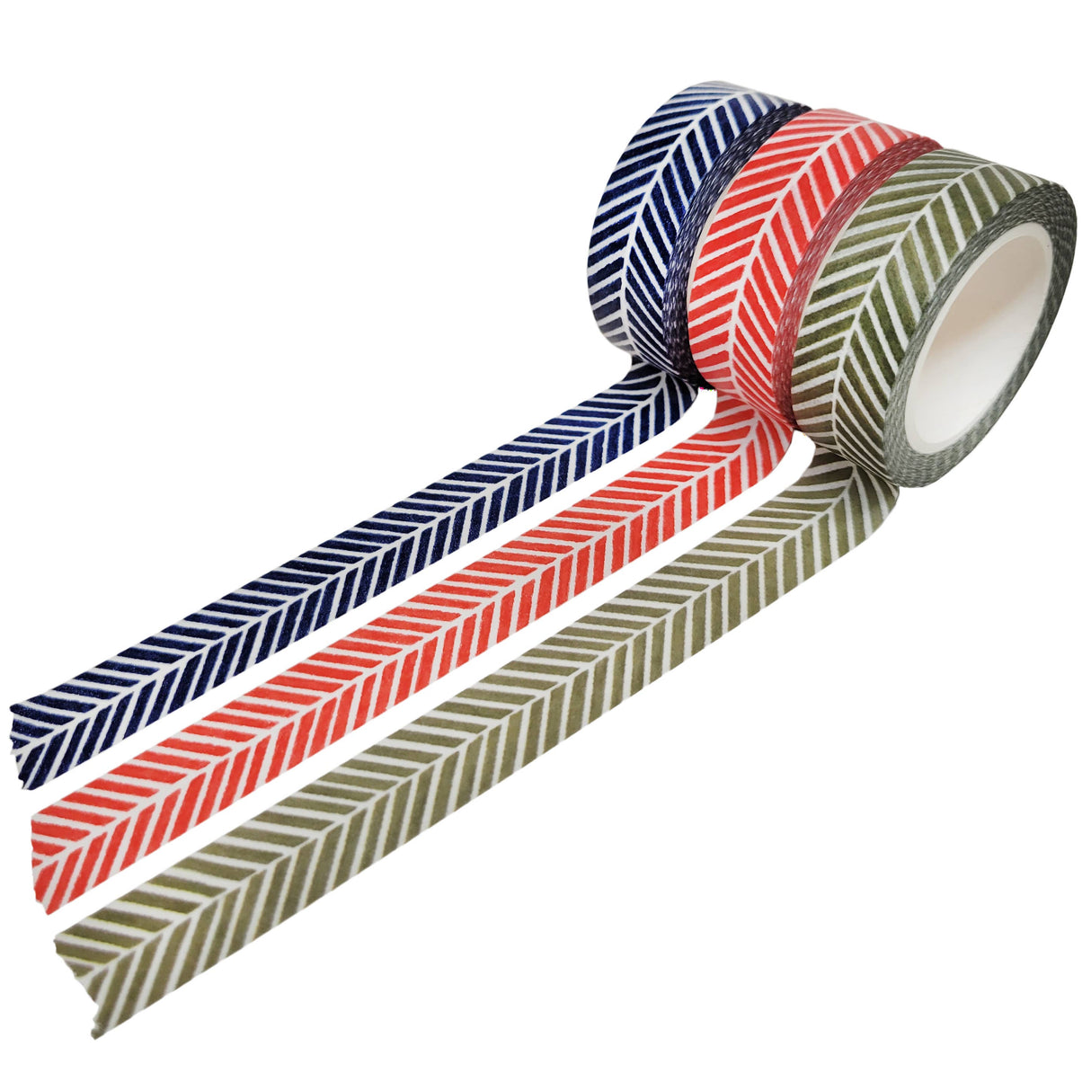 beve! Red Herringbone Washi Tape