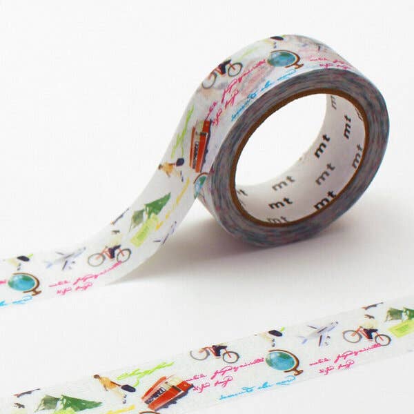 MT Washi Tape - World languages and illustrations