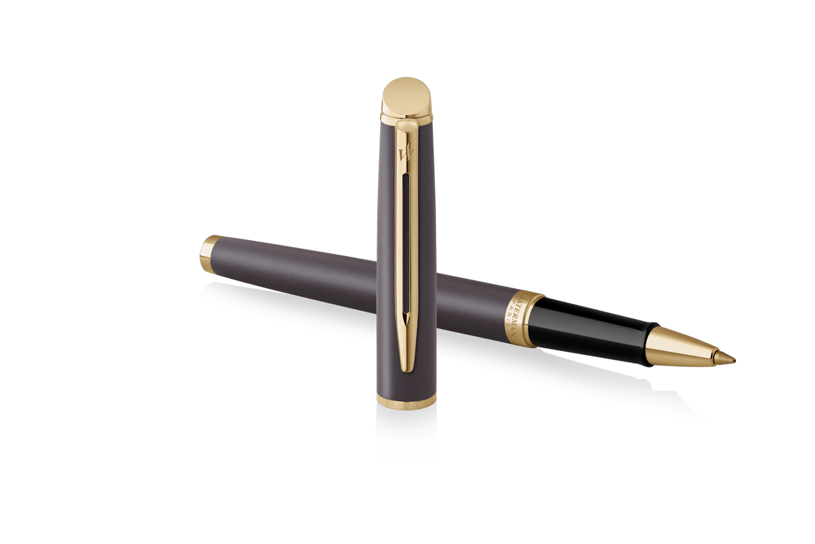 Waterman Hémisphère Understated Edit Rollerball Pen - Lava Black