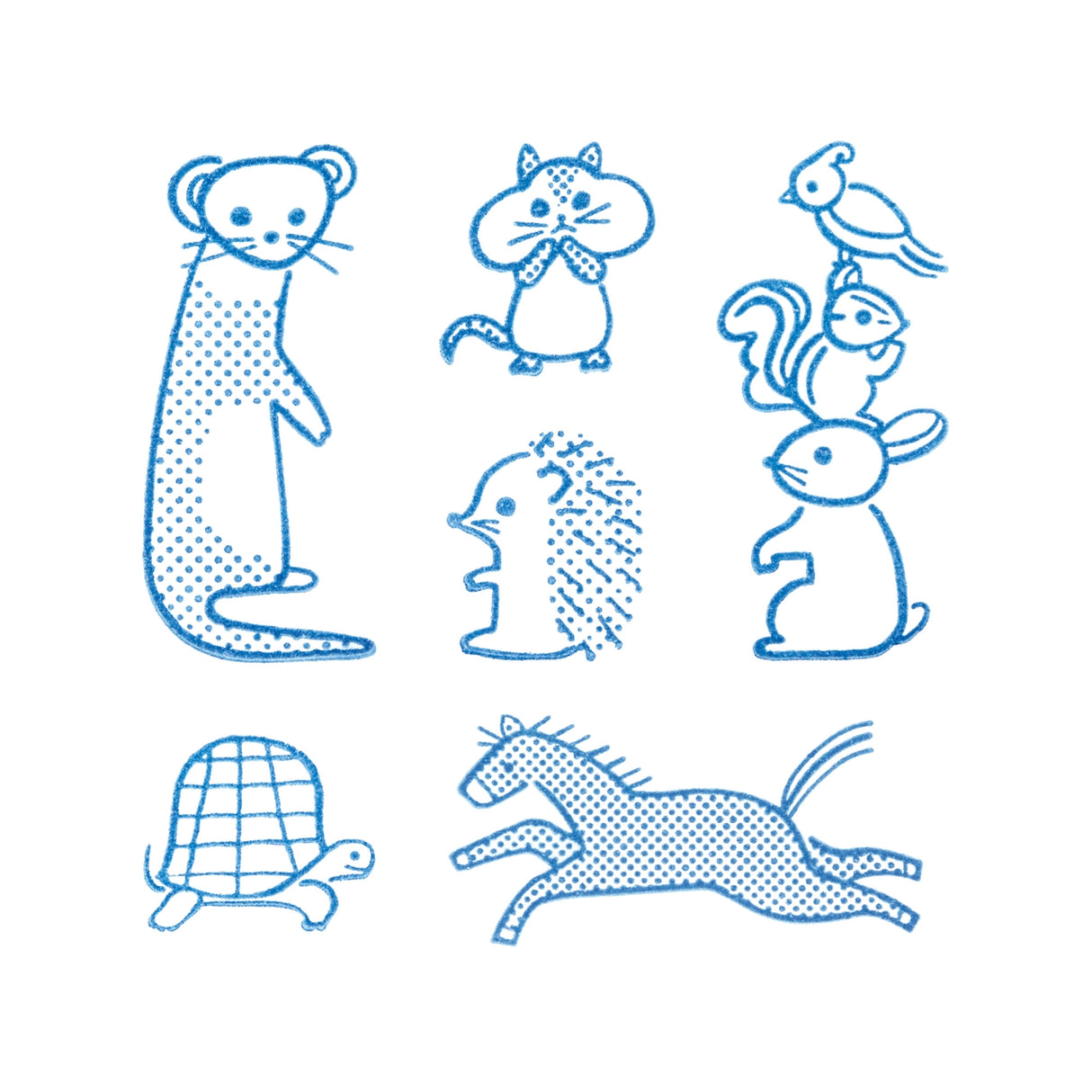 King Jim Kori Jirushi Crystal Clarity 6 Set Box