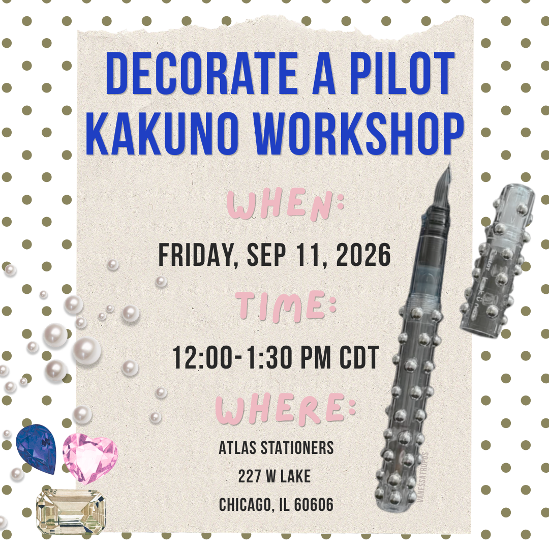 Decorate Your Own Pilot Kakuno Fountain Pen Atlas Workshop