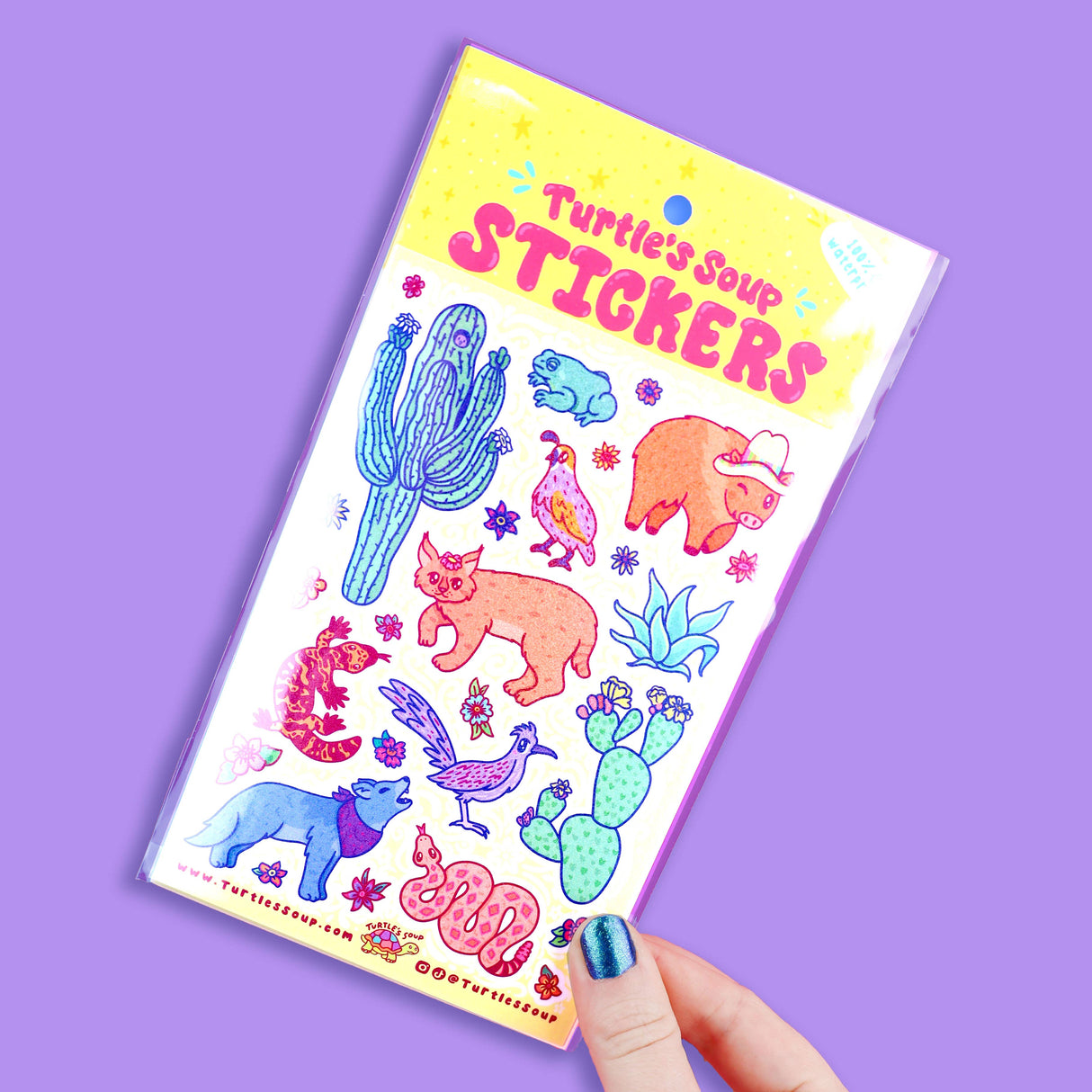 Southwestern Desert Vibes Summer Vinyl Sticker Sheet