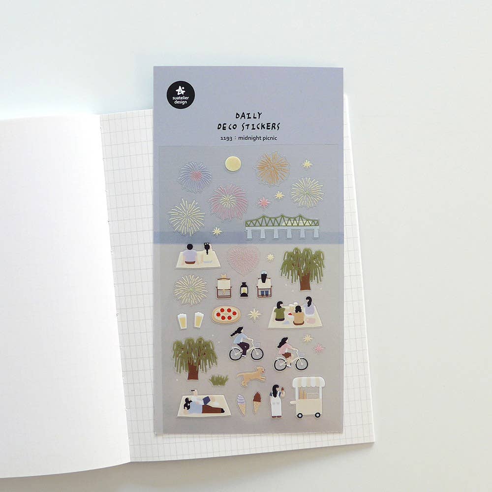 Suatelier Design Stickers - Midnight picnic