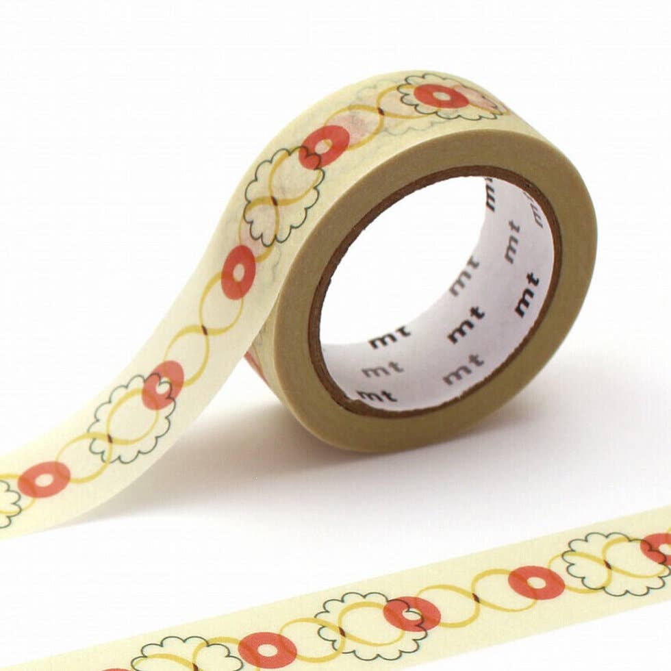 MT Washi Tape - Retro Design Button