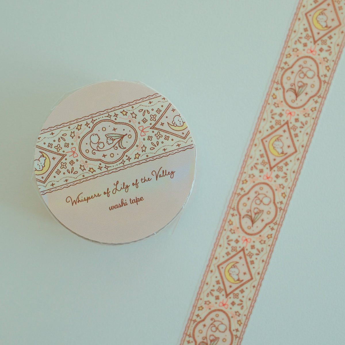 2jingis2jing Whispers of Lily of the Valley Glitter Washi Tape