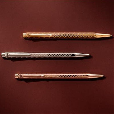 Caran D'Ache Damier Ecridor Ballpoint Pen - Rose Gold