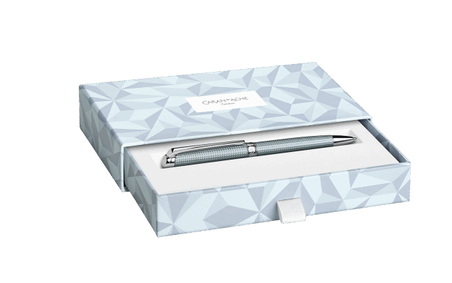 Caran d'Ache Leman Ballpoint Pen - Alpine Frost (Special Edition)