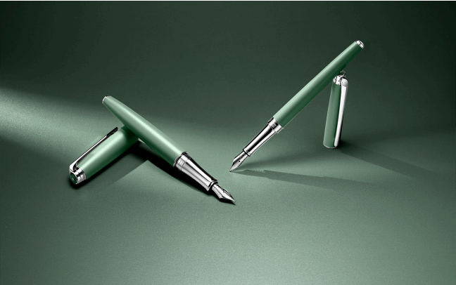 Caran d'Ache LÉMAN V2 Collection Fountain Pen - Sage Green (Special Edition)
