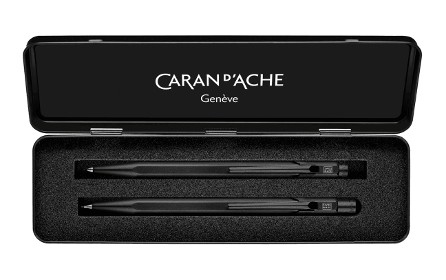 Caran d'Ache Black Code 849 Ballpoint Pen & Pencil Set (Special Edition)