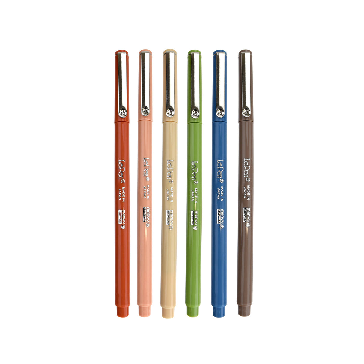 Le Pen 6 Piece Earth Tone Set