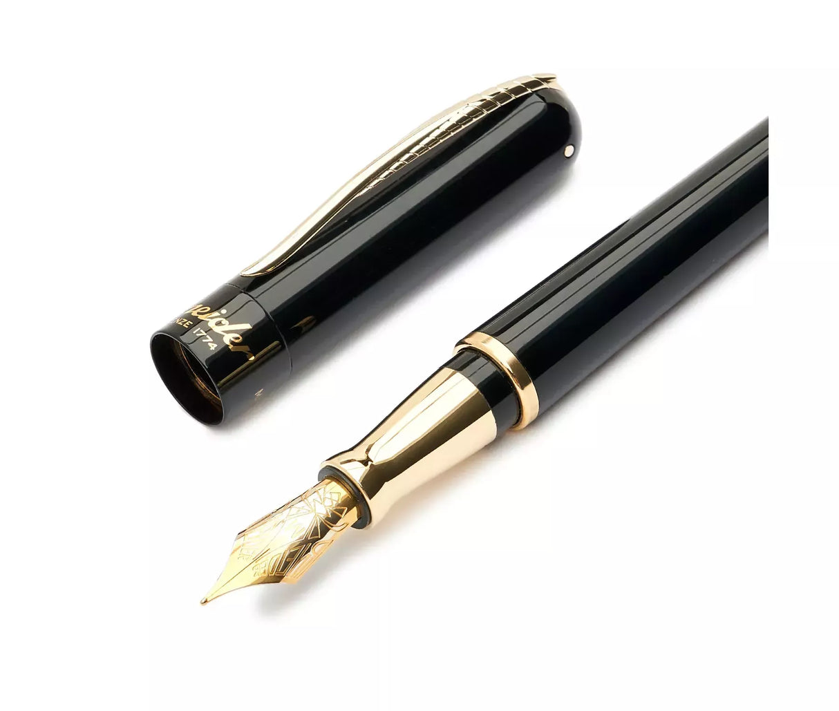 Pineider UR Avatar Anniversary Fountain Pen - Black with Gold Trim (Special Edition)