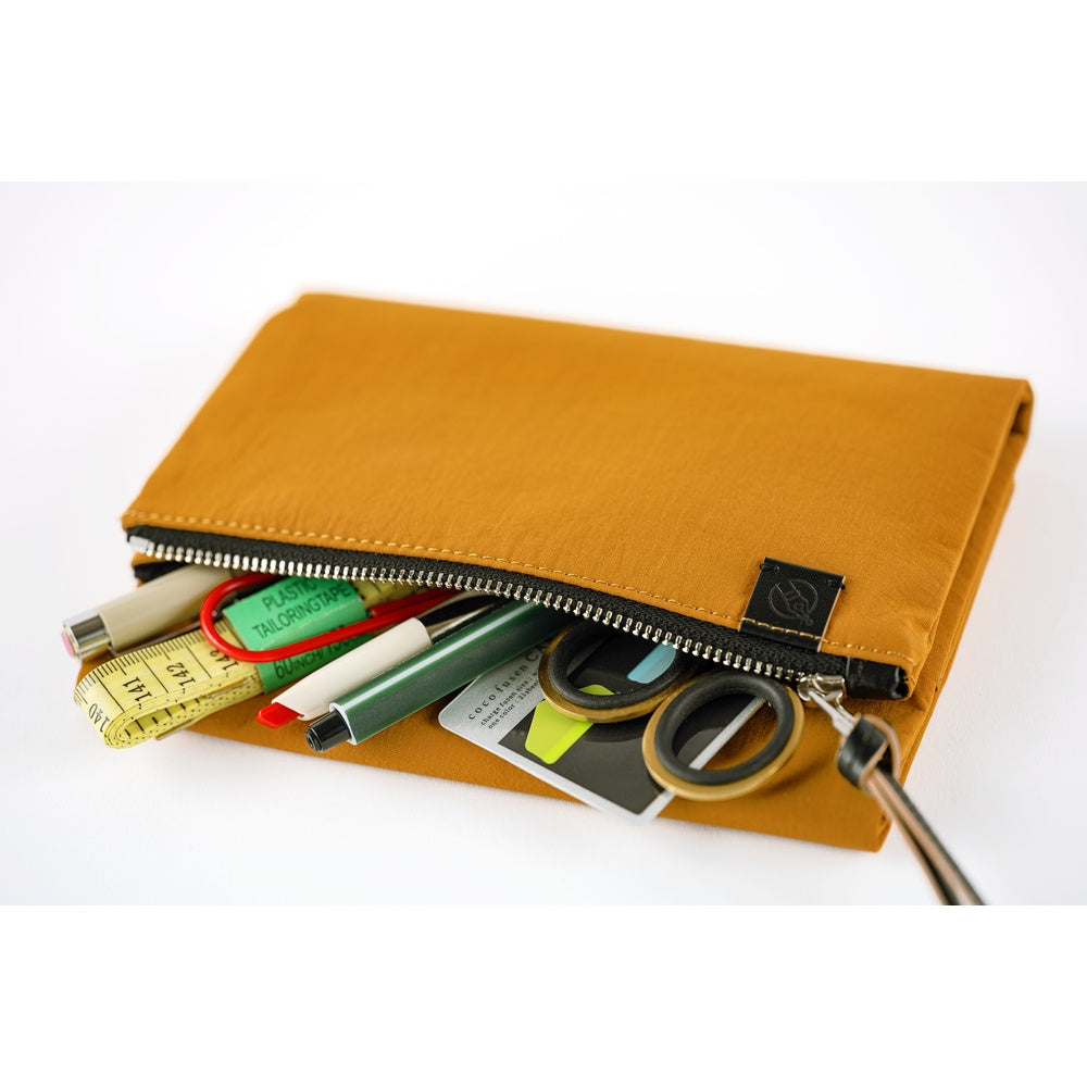 Hobonichi Techo A6 Original Planner Set - Tragen: Mustard
