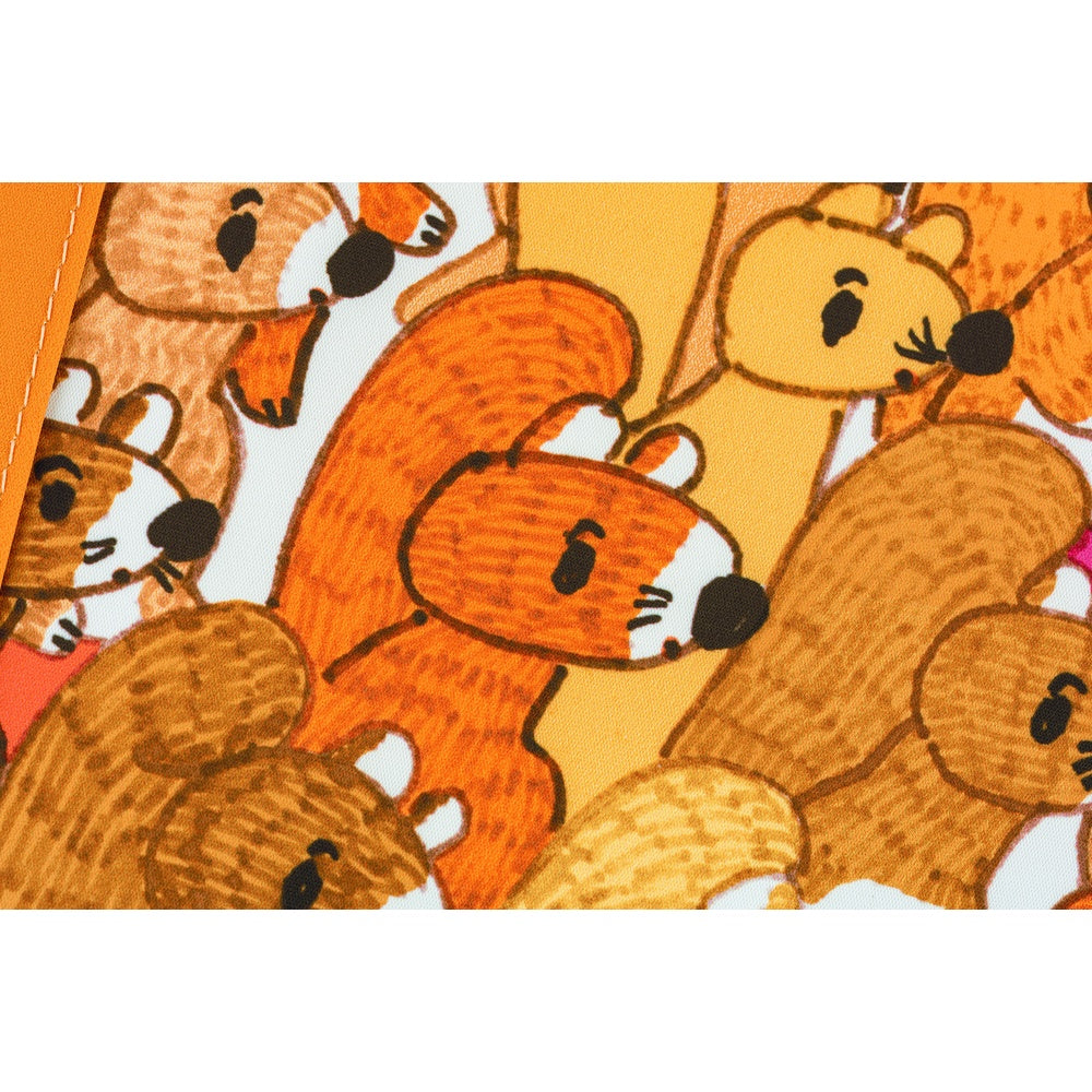 Hobonichi Techo A6 Original Planner Set - 100%ORANGE: Squirrel Squadron