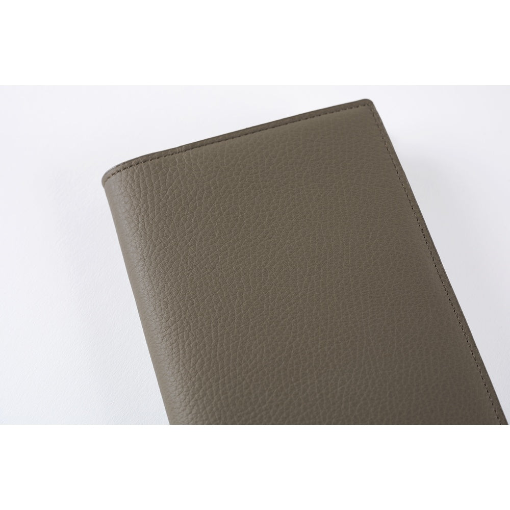 Hobonichi Techo A6 Original Planner Set - Leather: Taut (Gray & Light Blue)
