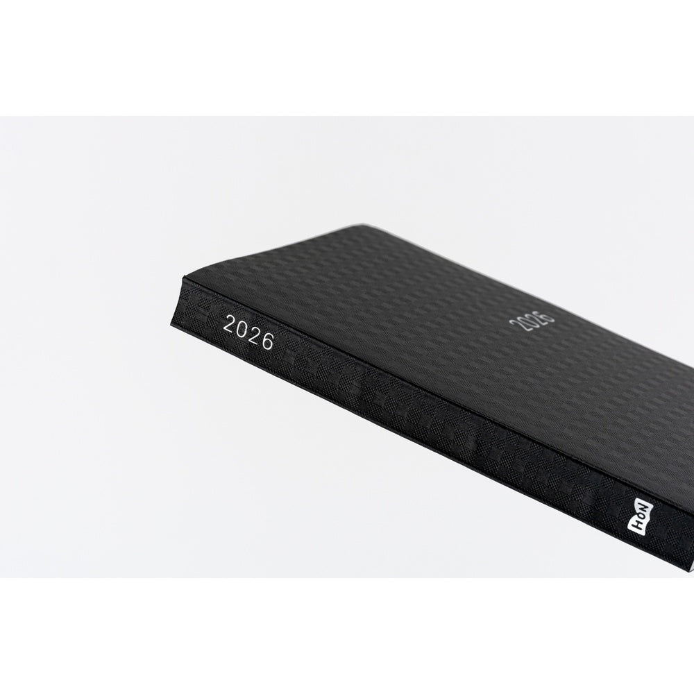 Hobonichi A6 Hon - Paper Series: Black Gingham