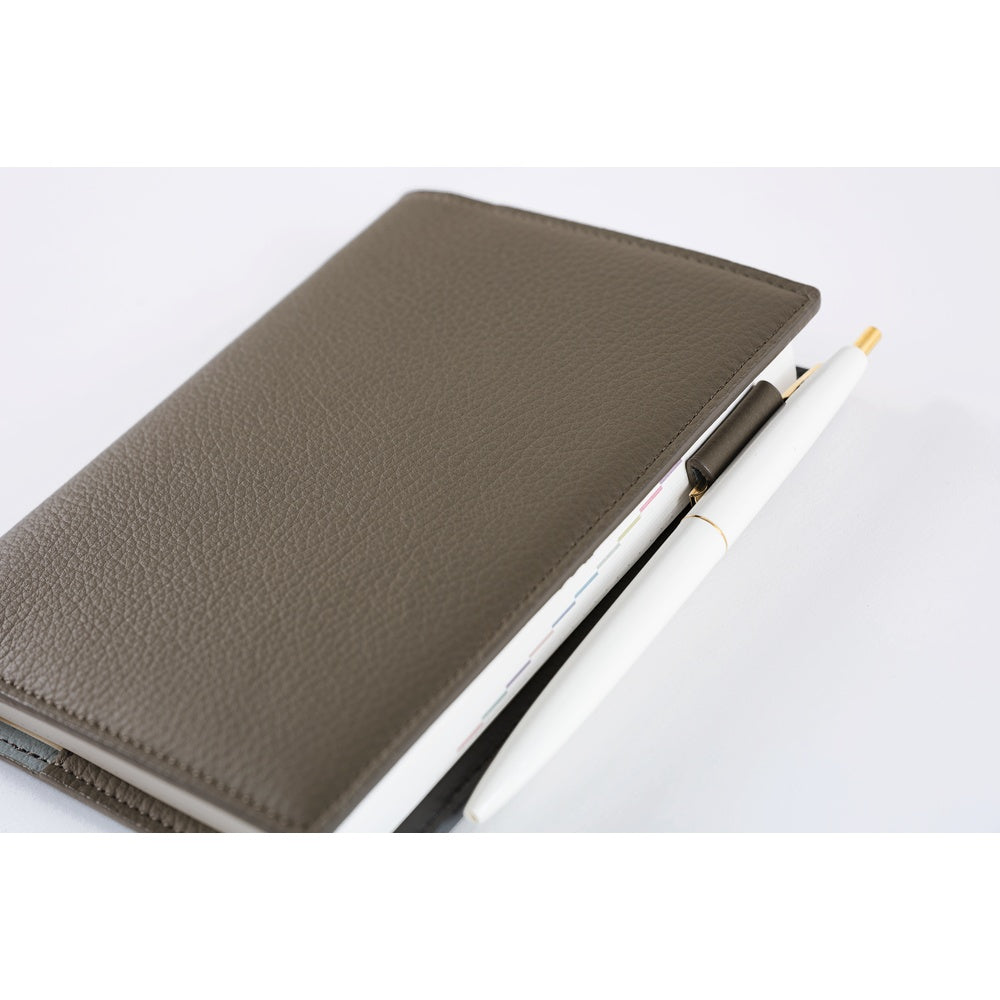 Hobonichi Techo A6 Original Planner Set - Leather: Taut (Gray & Light Blue)
