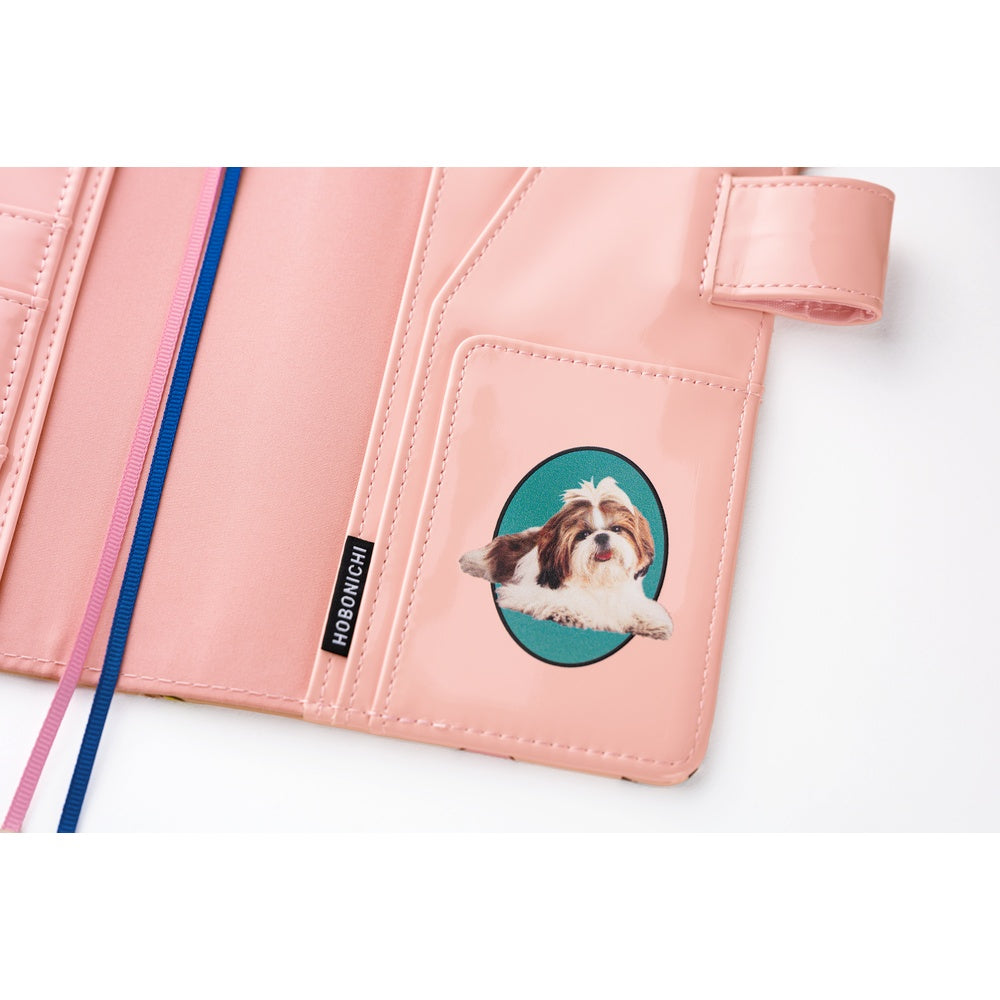 Hobonichi Techo A6 Original Planner Set - Candy Stripper: Random Dog & Cat (Pink)
