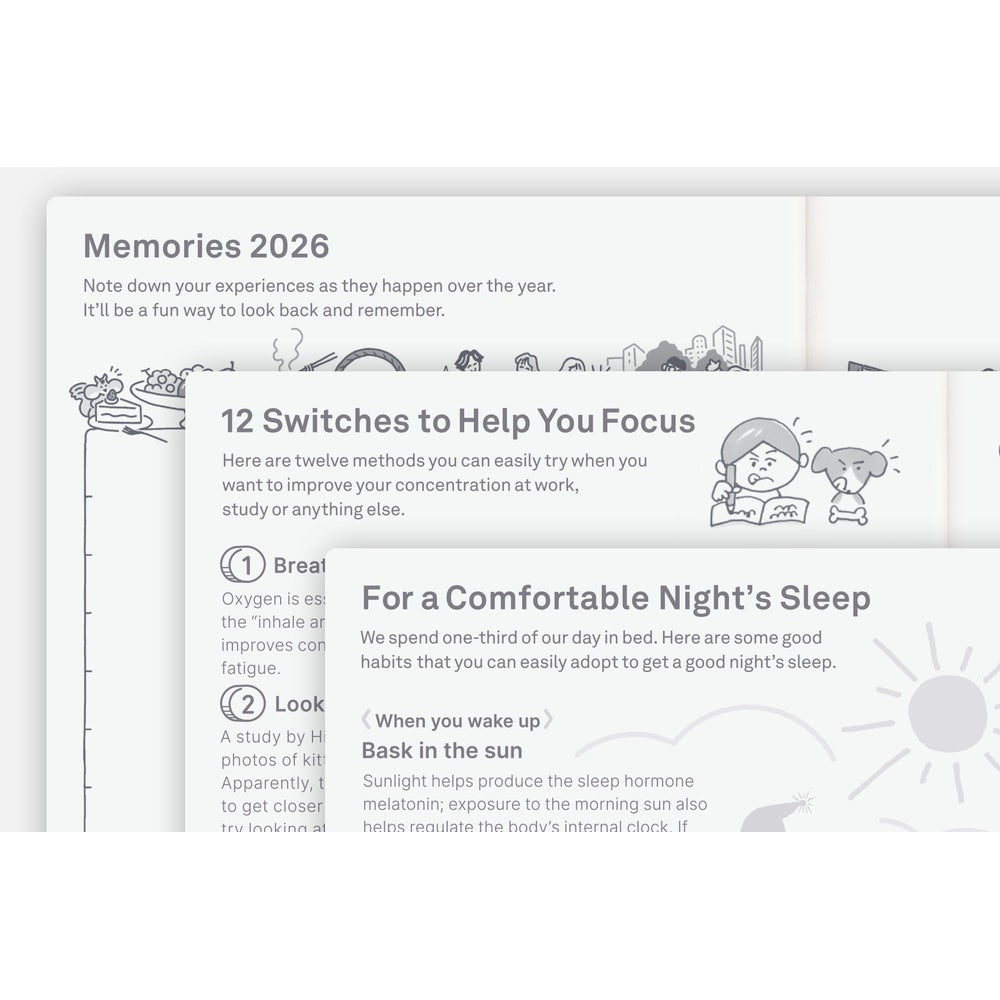 Hobonichi Techo A6 English Orignal Book - Monday Start