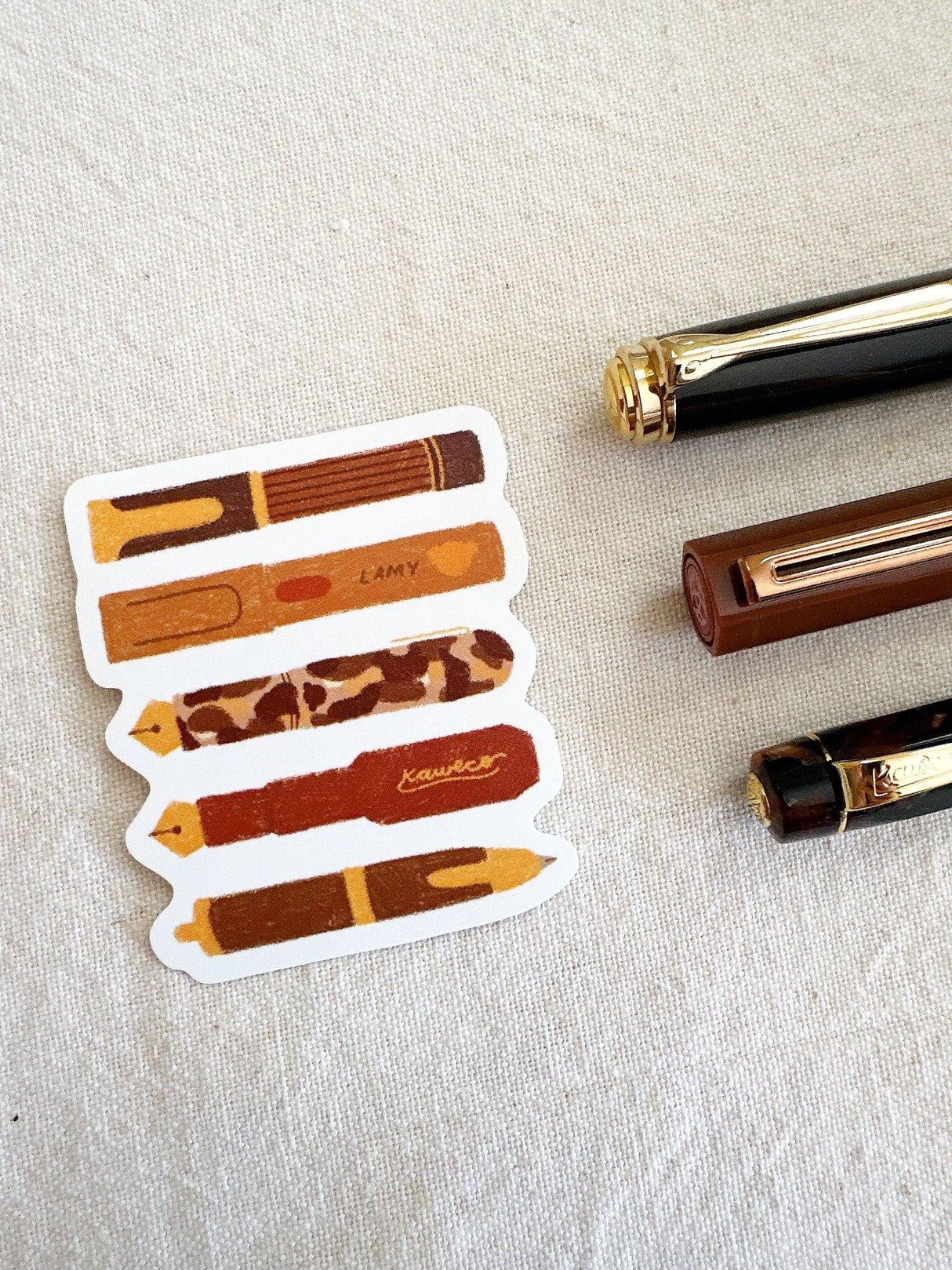 Bloom Paper Studio Bear's Pen Stack Die Cut Sticker