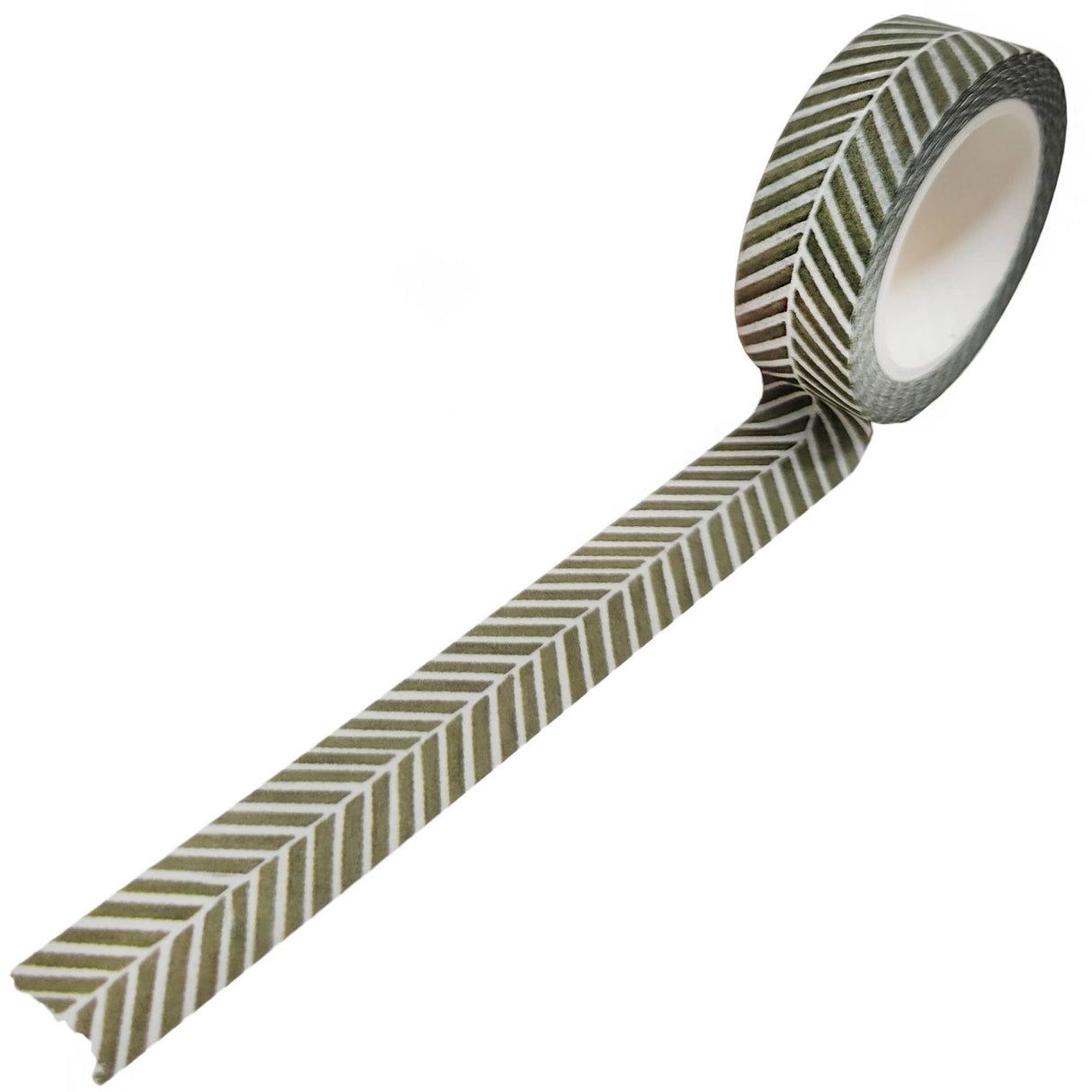 beve! Green Herringbone Washi Tape