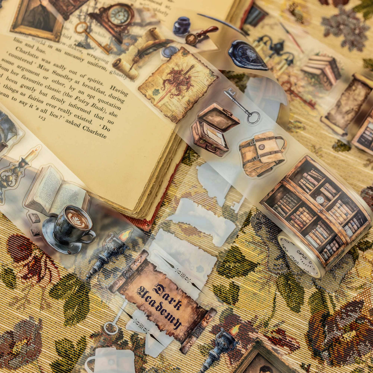 CoraCreaCrafts Libraries Transparent Tape