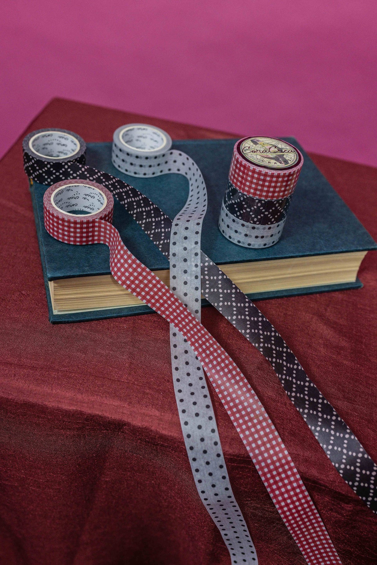 CoraCreaCrafts Vintage Charm Trio Washi Tape set