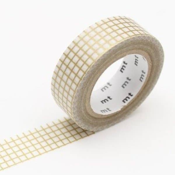 MT Washi Tape - Graph Hougan Gold