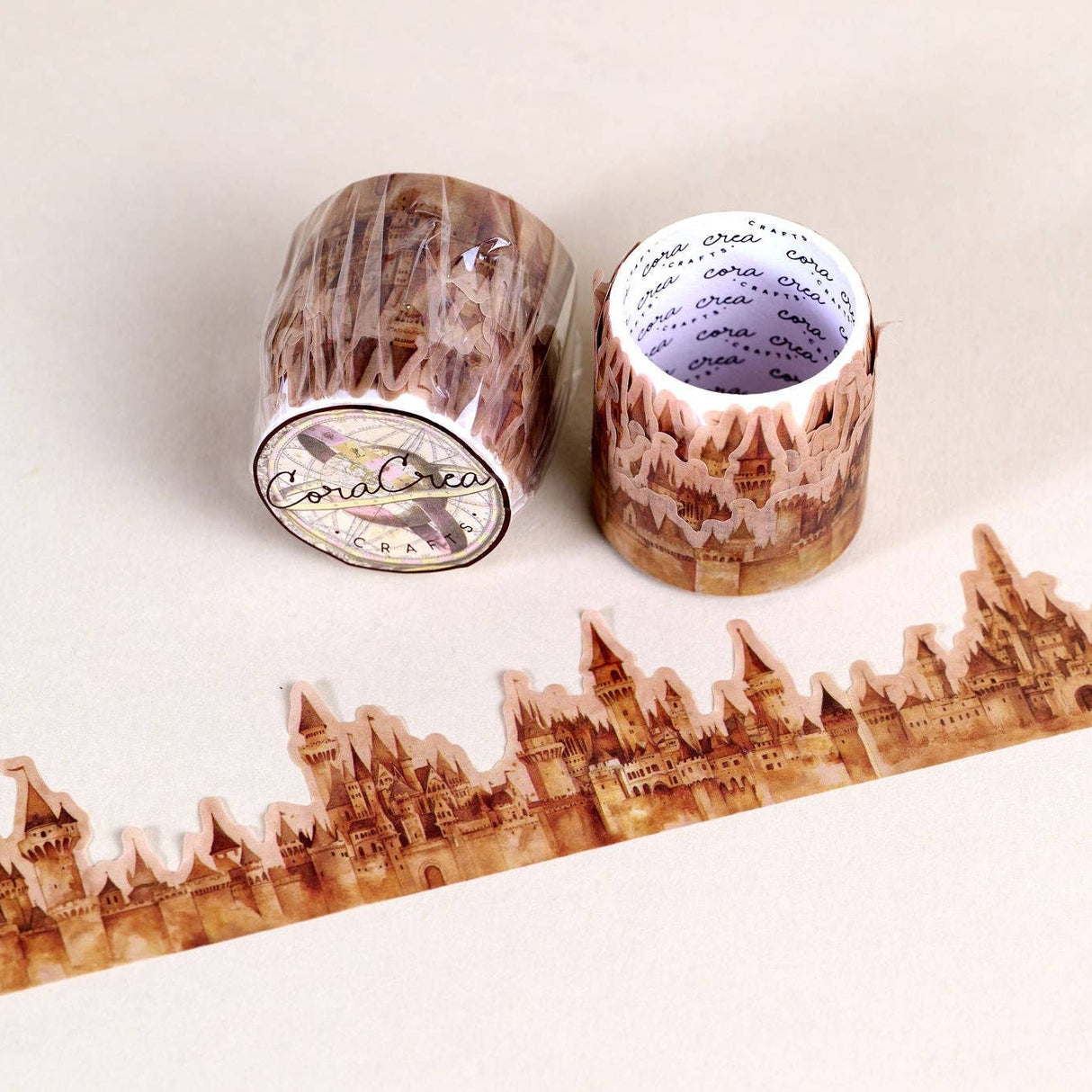 CoraCreaCrafts Castles Cutout Tape