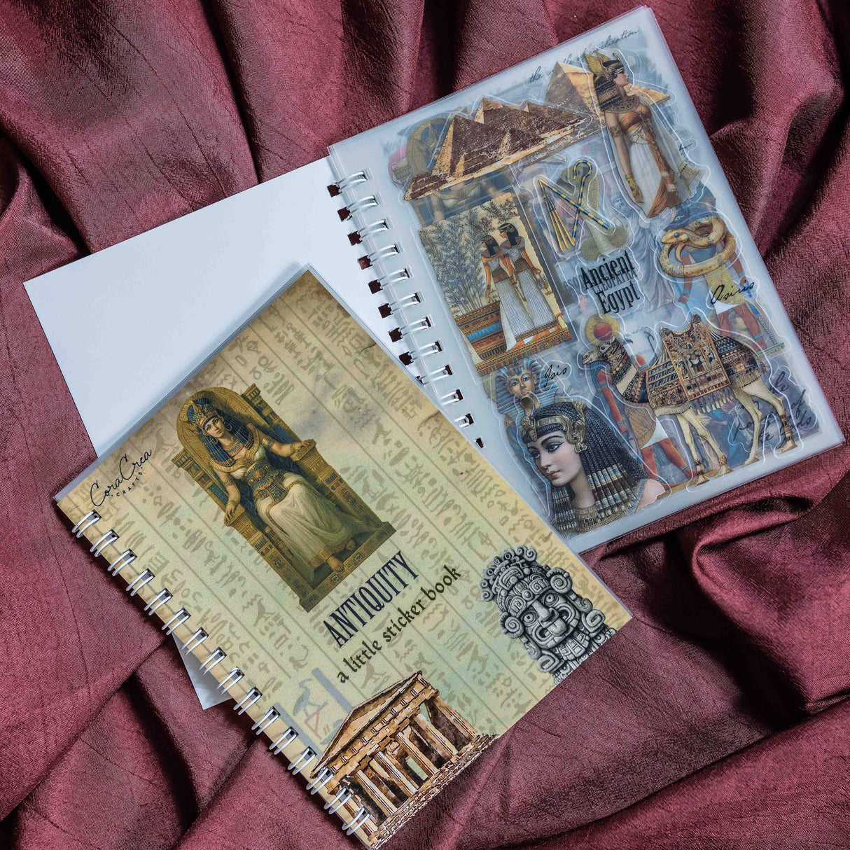 CoraCreaCrafts Antiquity Sticker Book