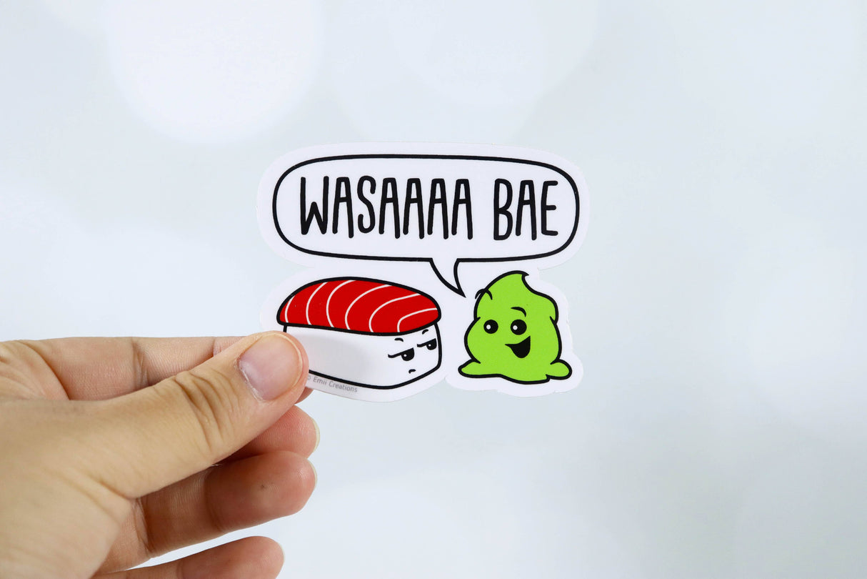 Emii Creations WasaBae Sushi Vinyl Sticker