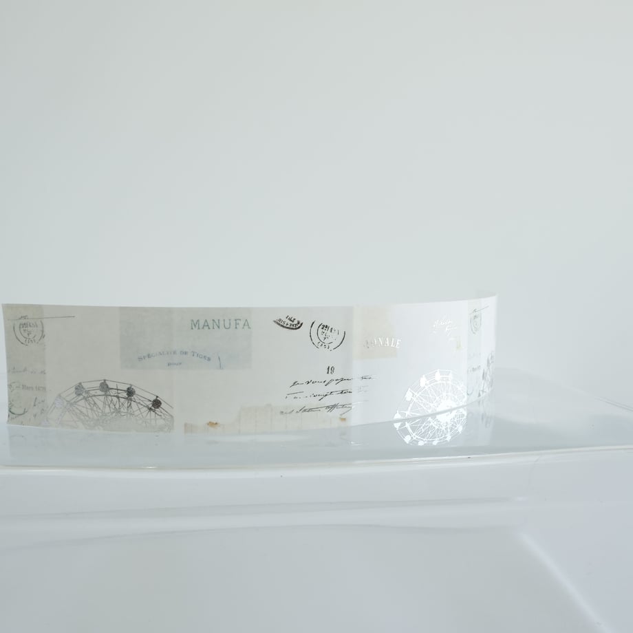 Yohaku Foil Stamped Sticky Note Roll - Nostalgia