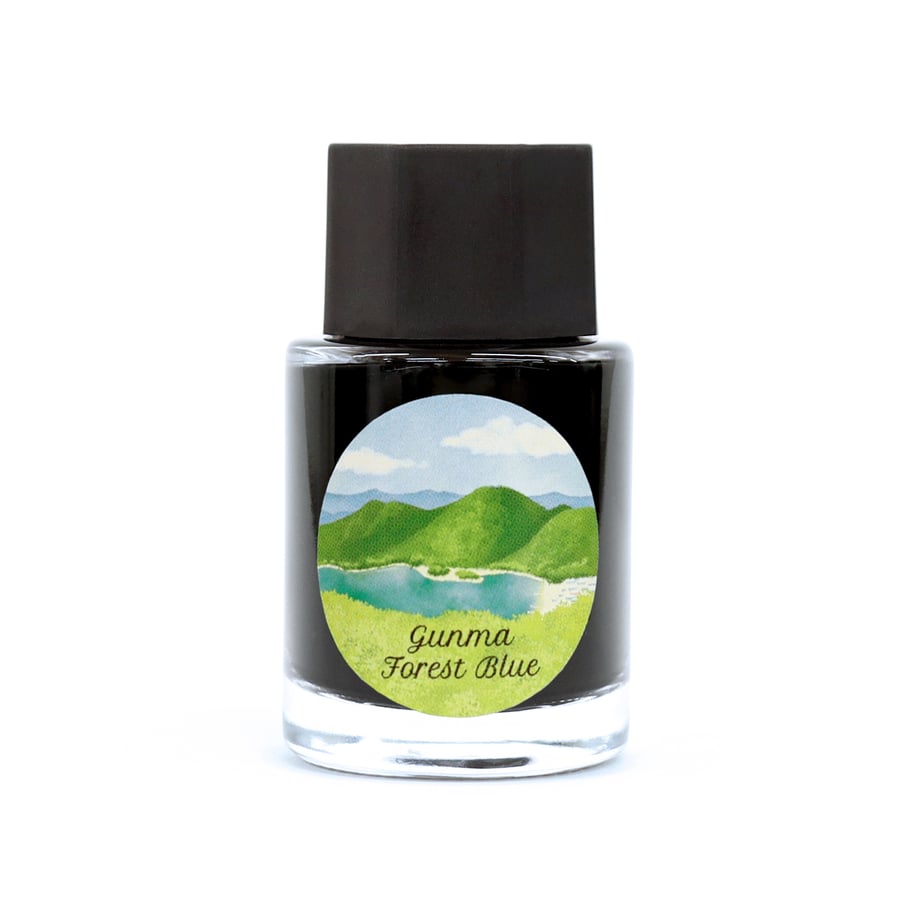 Ink Mazeru 18ml Bottled Ink - Gunma Forest Blue