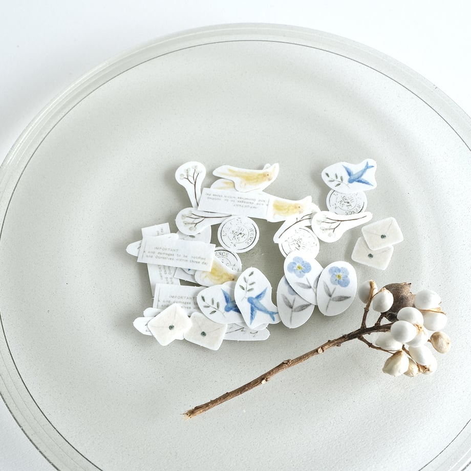 Yohaku Flake Stickers - Humming