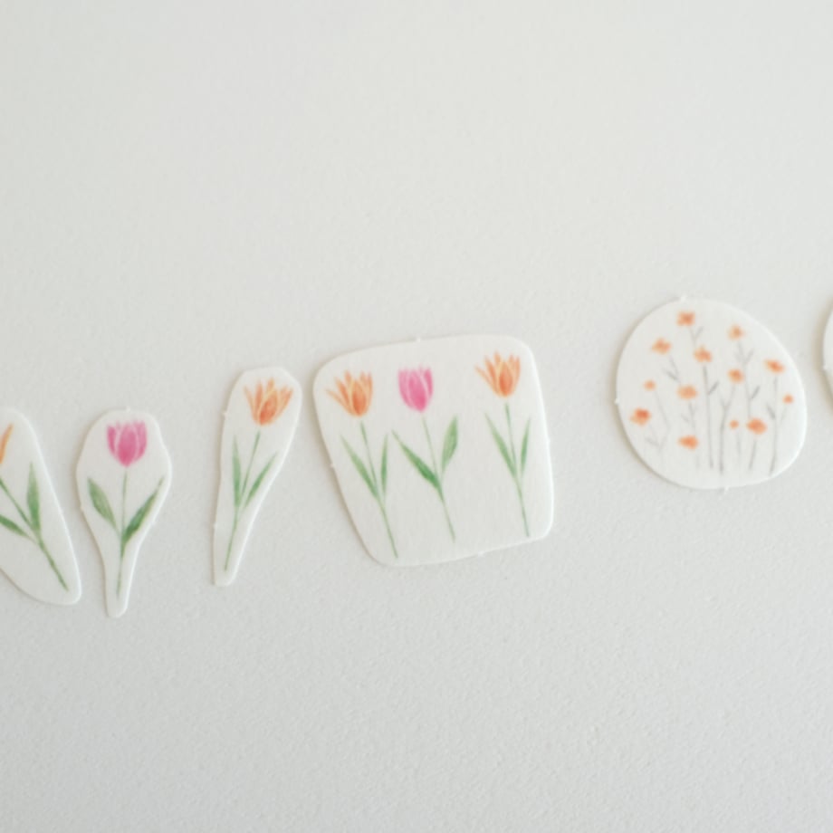 Yohaku Flake Stickers - Soyokaze