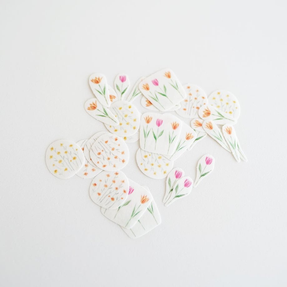 Yohaku Flake Stickers - Soyokaze