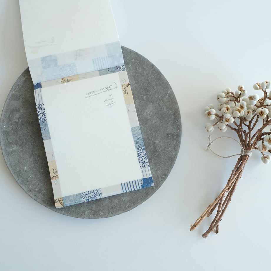 Yohaku Memo Pad - Check & Stripe