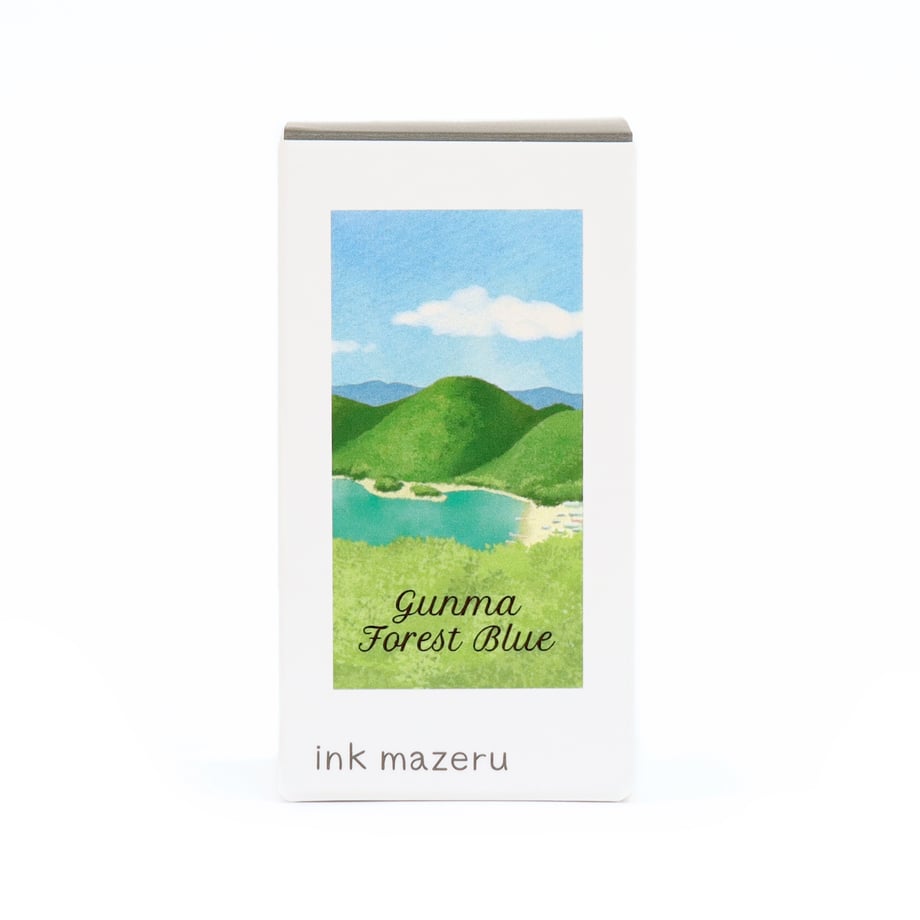 Ink Mazeru 18ml Bottled Ink - Gunma Forest Blue