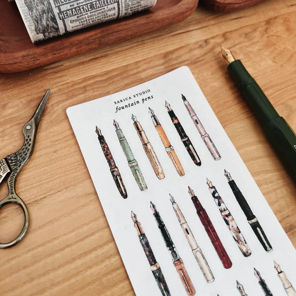Sarica Studio Fountain Pen Stickers