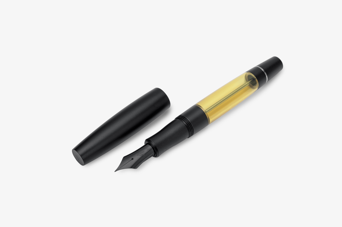 Gravitas Monster Fountain Pen - Aluminum & Ultem Black
