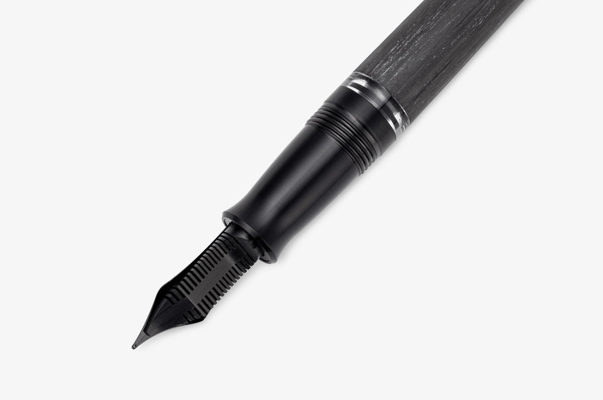 Gravitas Piston Fountain Pen - Carbon Black (Limited Edition)