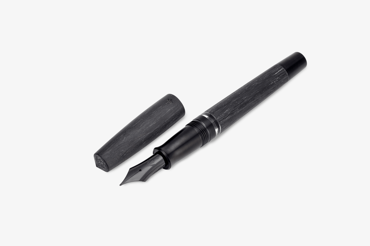 Gravitas Piston Fountain Pen - Carbon Black (Limited Edition)