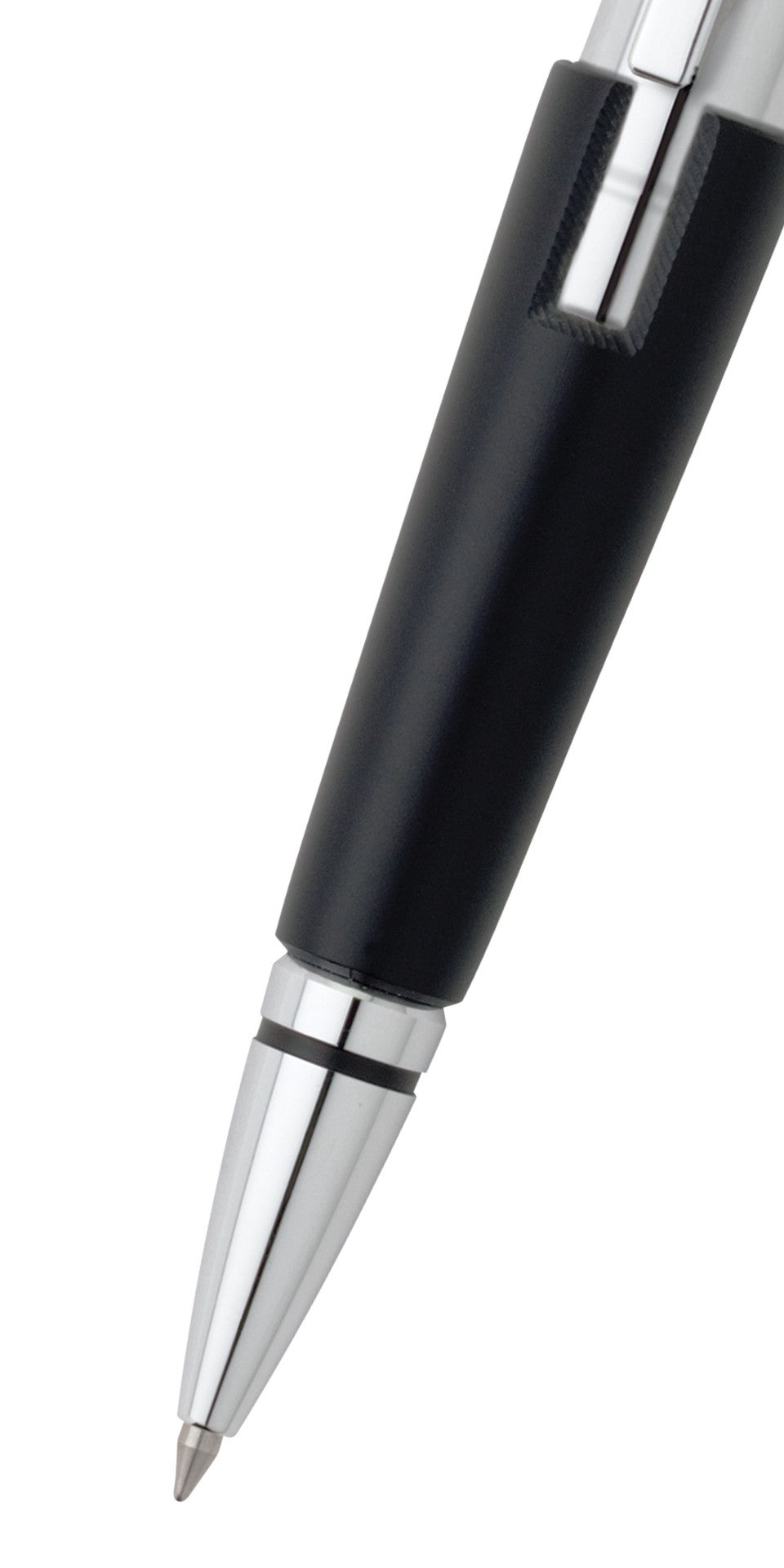 Edge Jet Black Rollerball Pen Detail