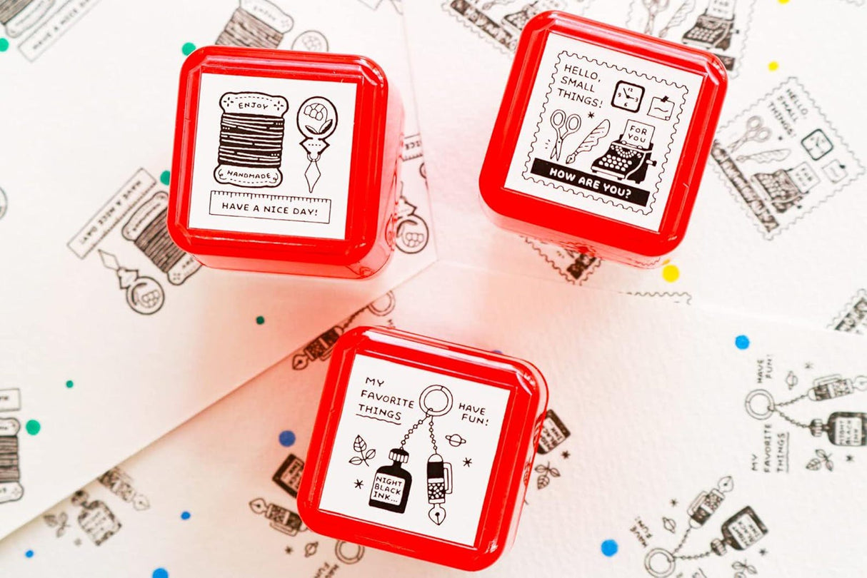 Sanby x Eric Small Things Pre-Inked Stamp - Key Ring