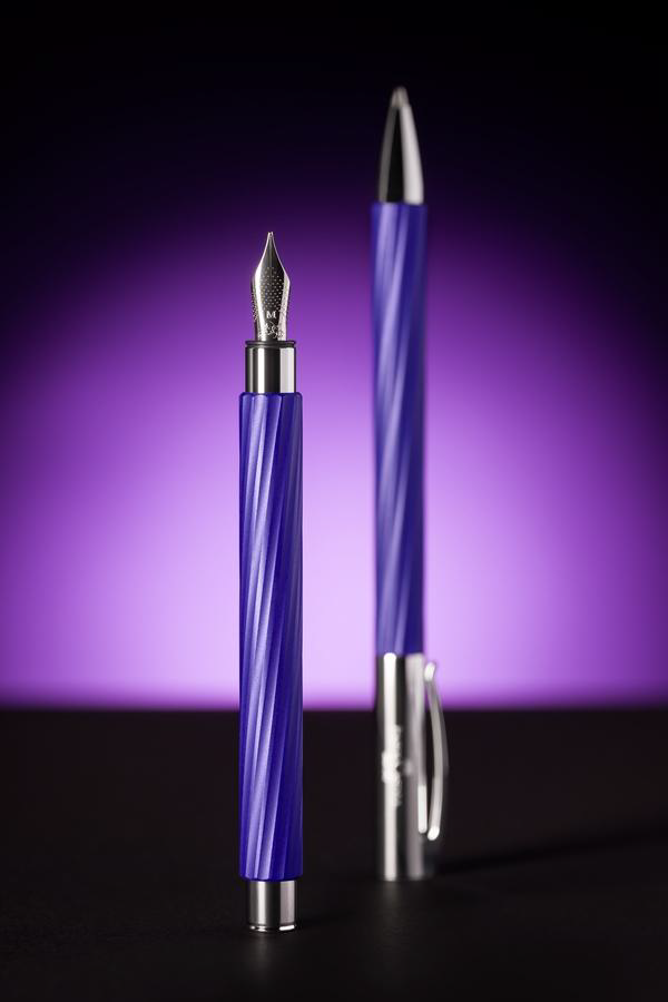 Faber-Castell Ambition Italic Ballpoint Pen - Midnight Mauve