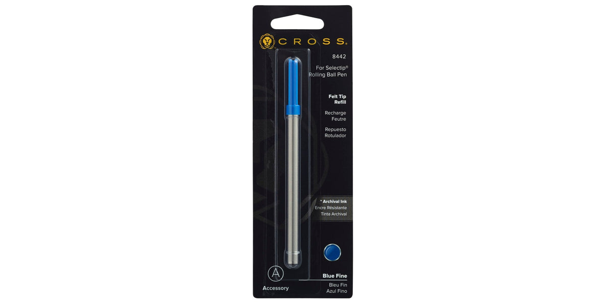 Cross Porous Point Refill Blue Detail
