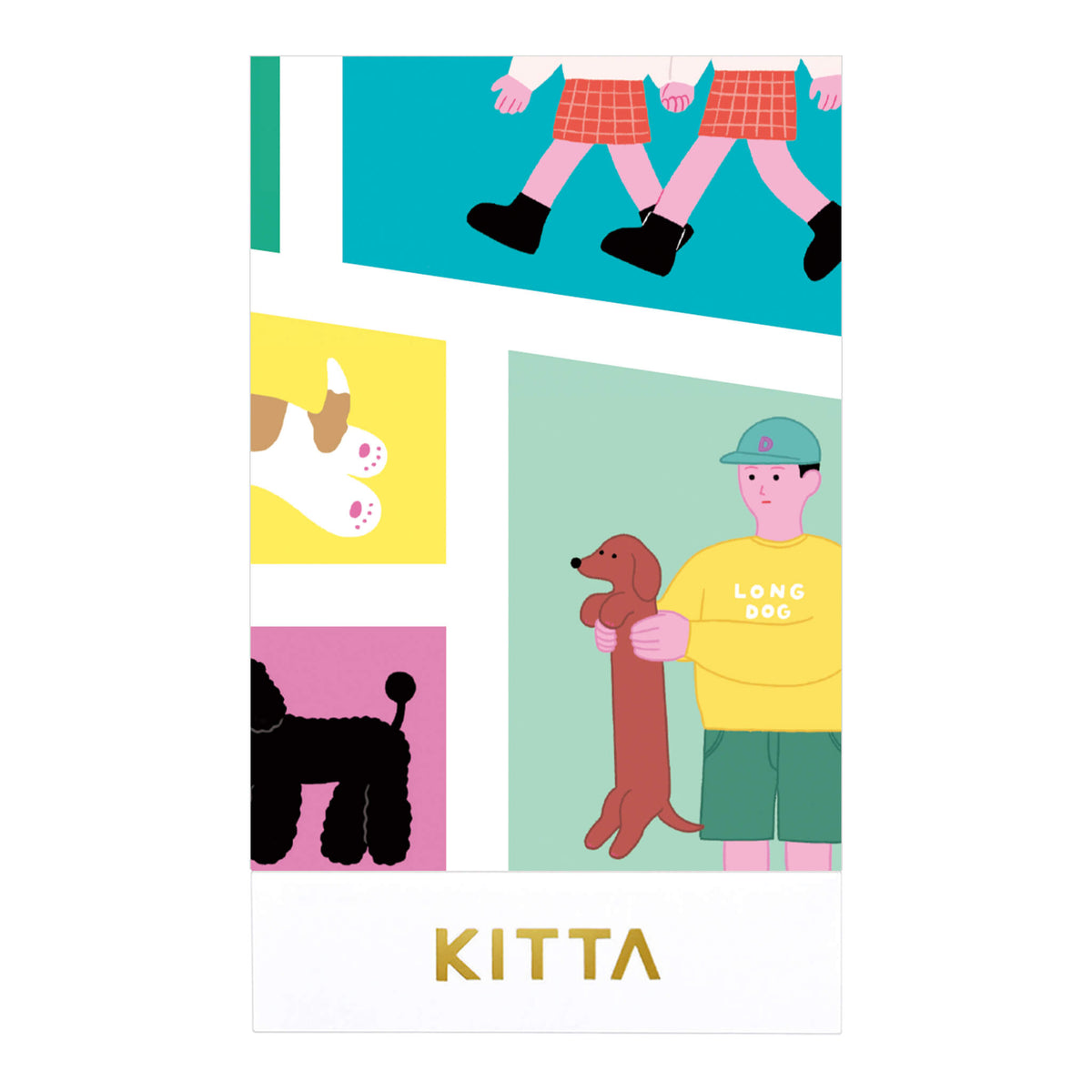 KITTA Portable Washi Decorative Tape - Special - Doggy