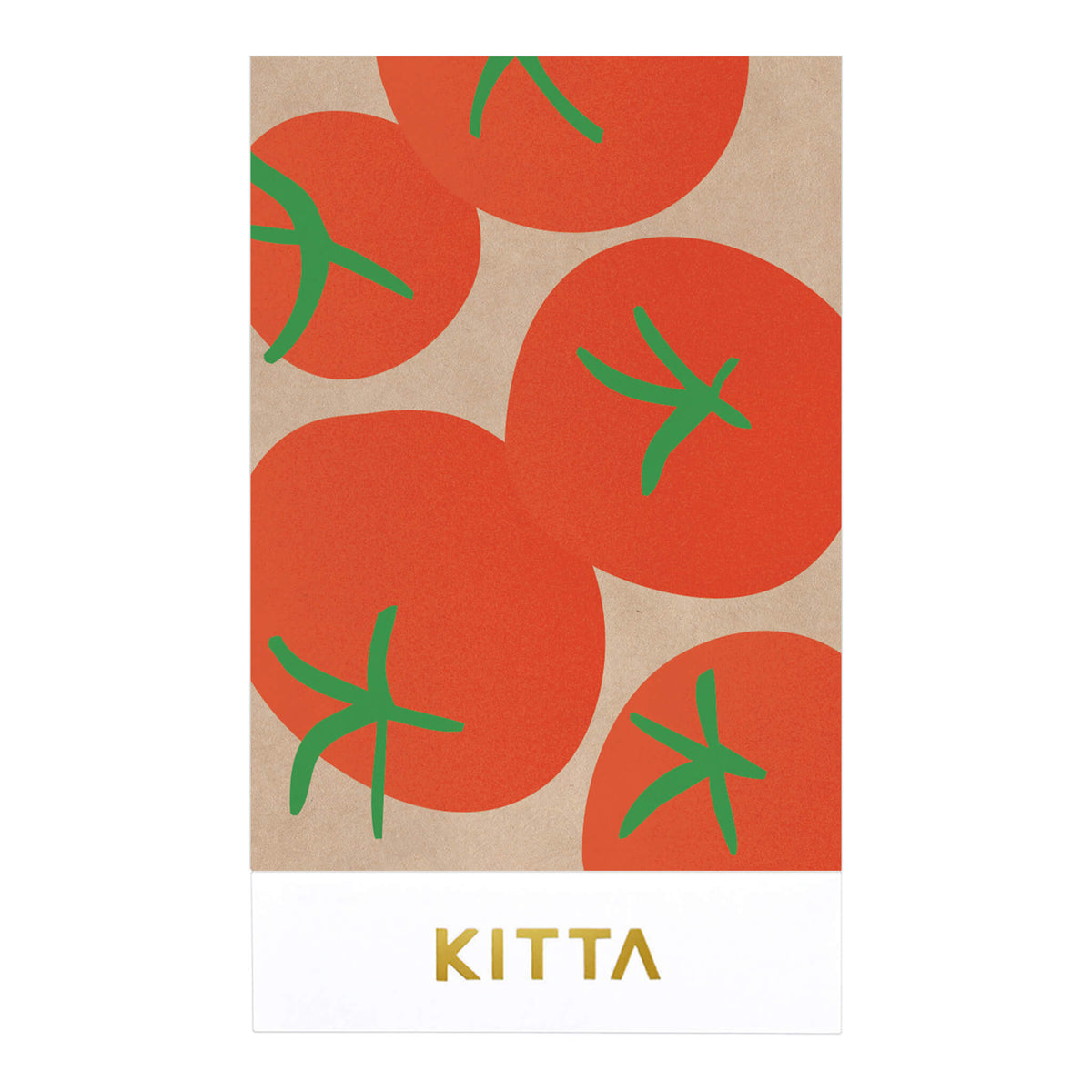 KITTA Portable Washi Decorative Tape - Special - Vegetables