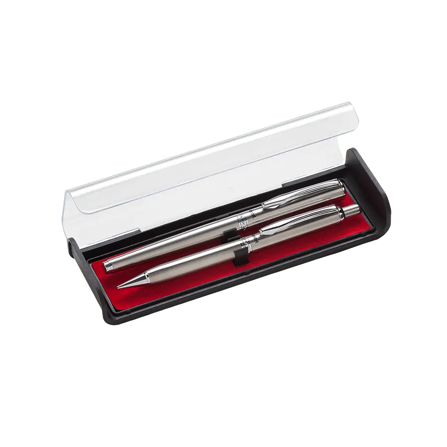 Pentel Libretto Pen & Pencil Set - Silver