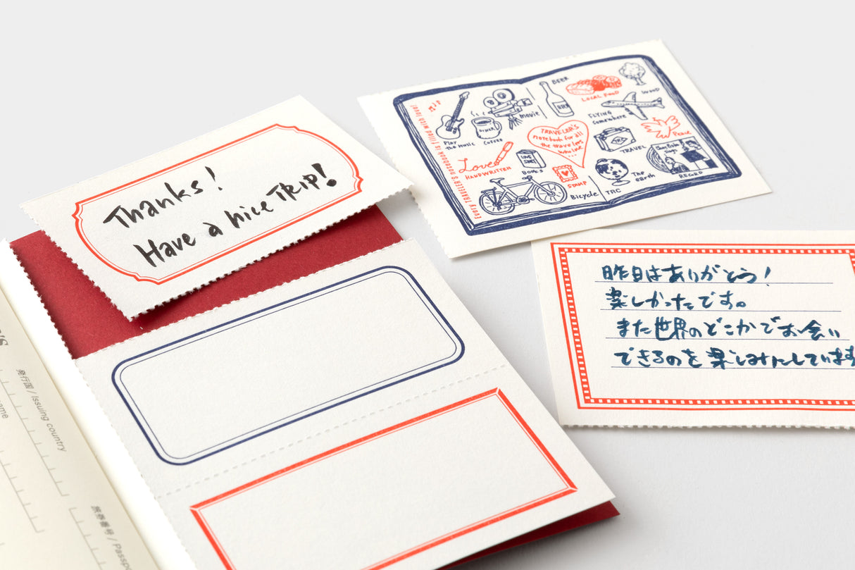 Traveler's Love and Trip Notebook Refill - Passport Size - Red (Special Edition)